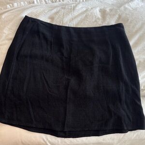 Princess Polly Classic Black Mini Skirt